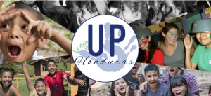 A collage of photos with the words up honduras.